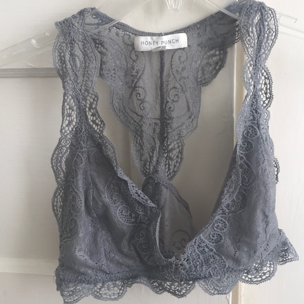 Grey Razorback bralette